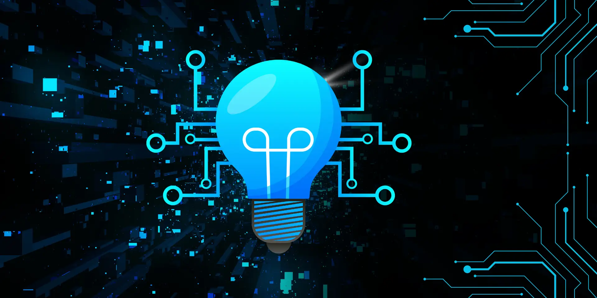 Cybersecurity light bulb