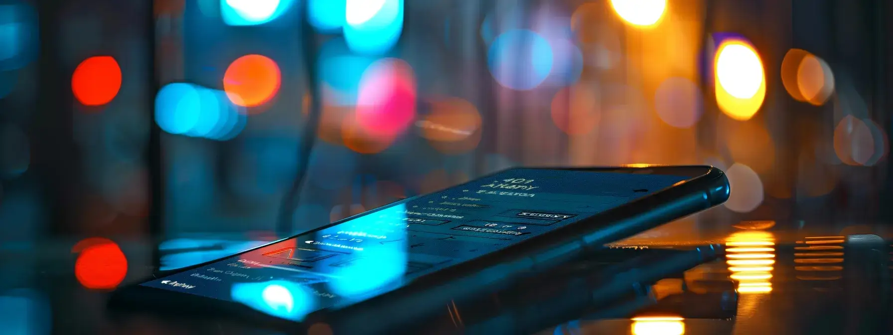 a sleek mobile device displaying a digital checklist glows under a focused light, symbolizing the rigorous standards of a comprehensive app audit against potential vulnerabilities and malware threats.