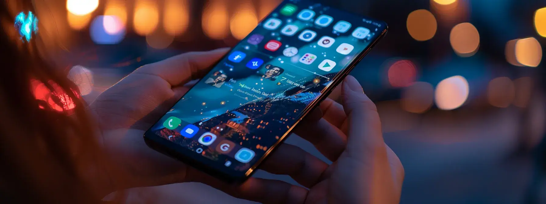 a sleek, modern mobile app interface is vividly displayed on a high-resolution smartphone screen, showcasing a seamless user experience with vibrant colors and intuitive navigation elements, all set against a soft-focus background that emphasizes its advanced functionality and secure design.