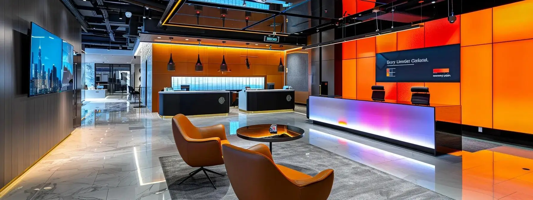 a sleek, modern office space featuring professionals engaged in dynamic discussions around digital devices displaying a vibrant interface of the solana mobile app kit, symbolizing innovation and the future of web3 development.