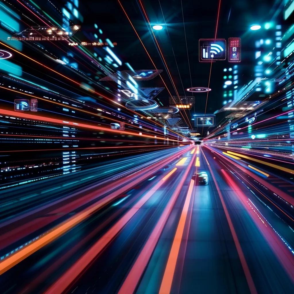 High-tech environment illustrating the benefits of DAG technology with simultaneous transaction processing