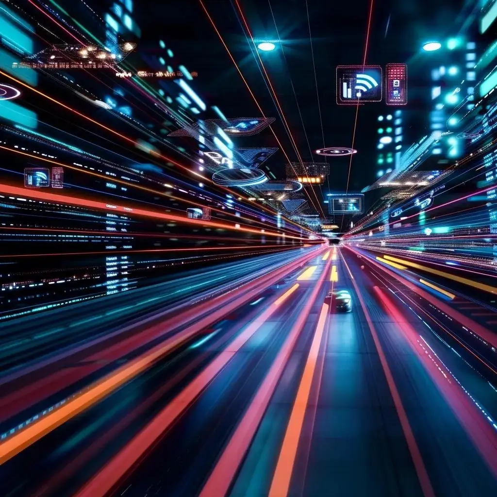 High-tech environment illustrating the benefits of DAG technology with simultaneous transaction processing