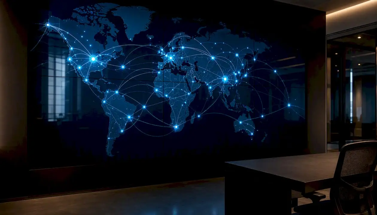 Digital map of multi-echelon supply chain