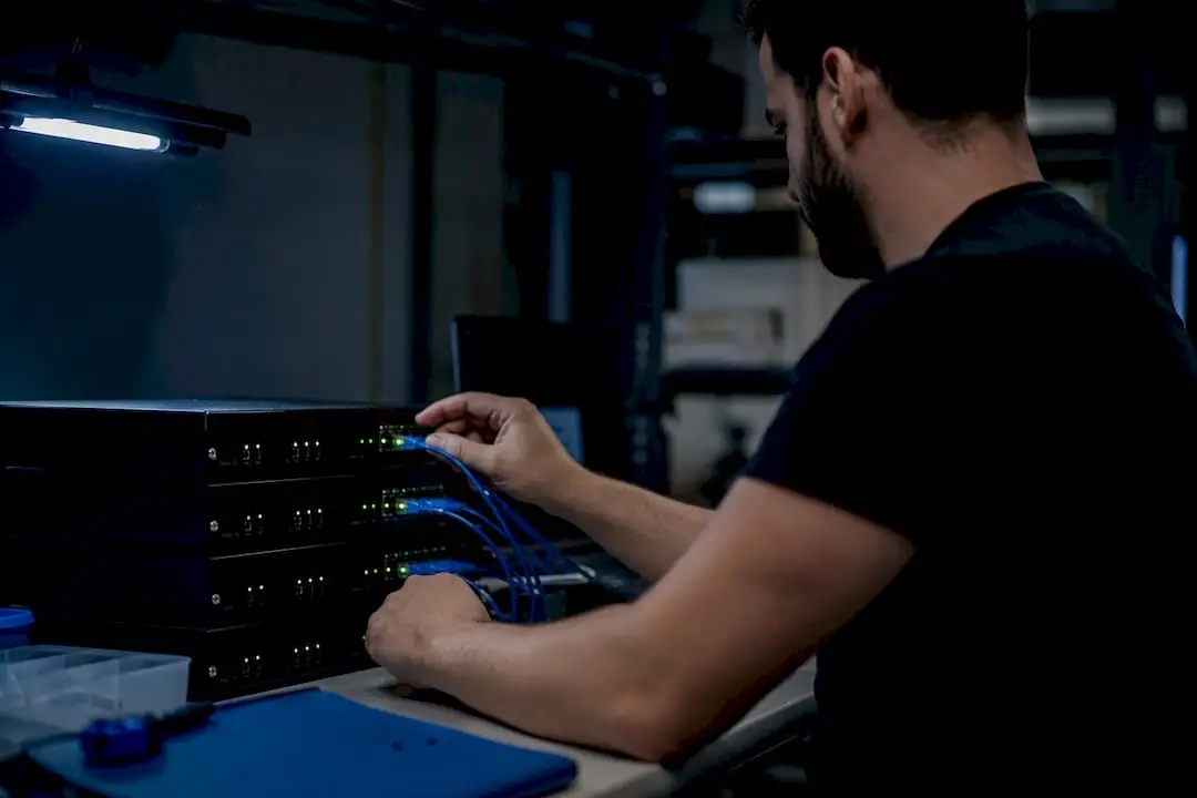 Hands adjusting network monitoring devices