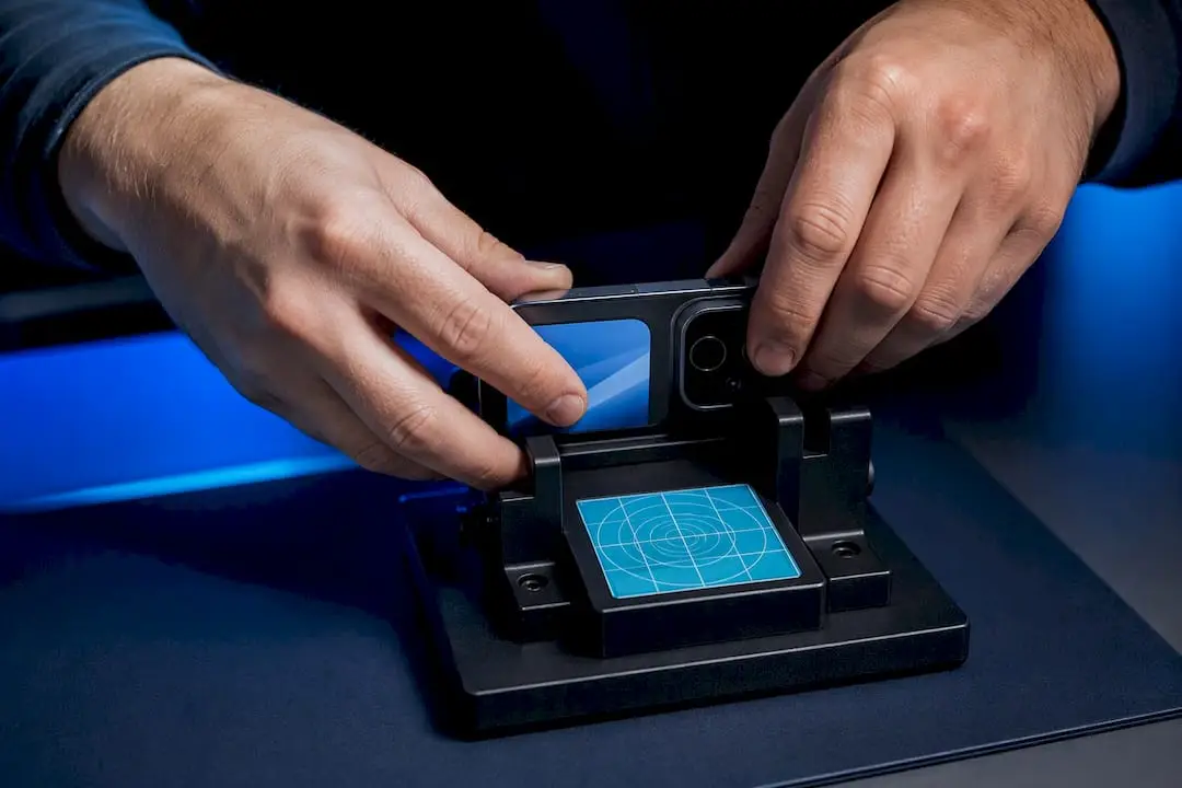 Mobile computer vision device under test