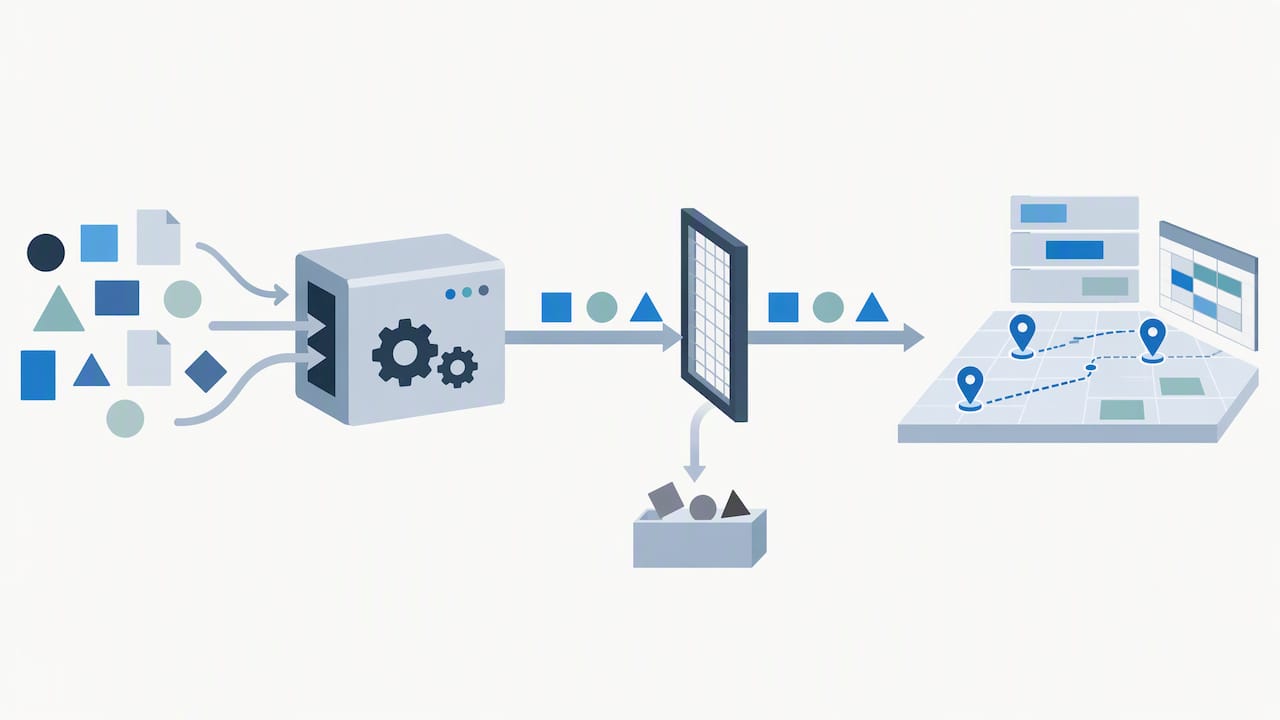 Illustration of data audit and scheduling pilot