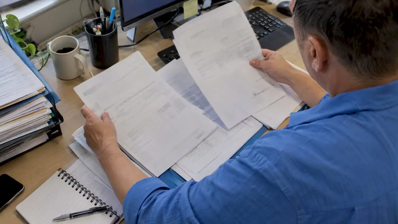 AR specialist matching remittance to invoices