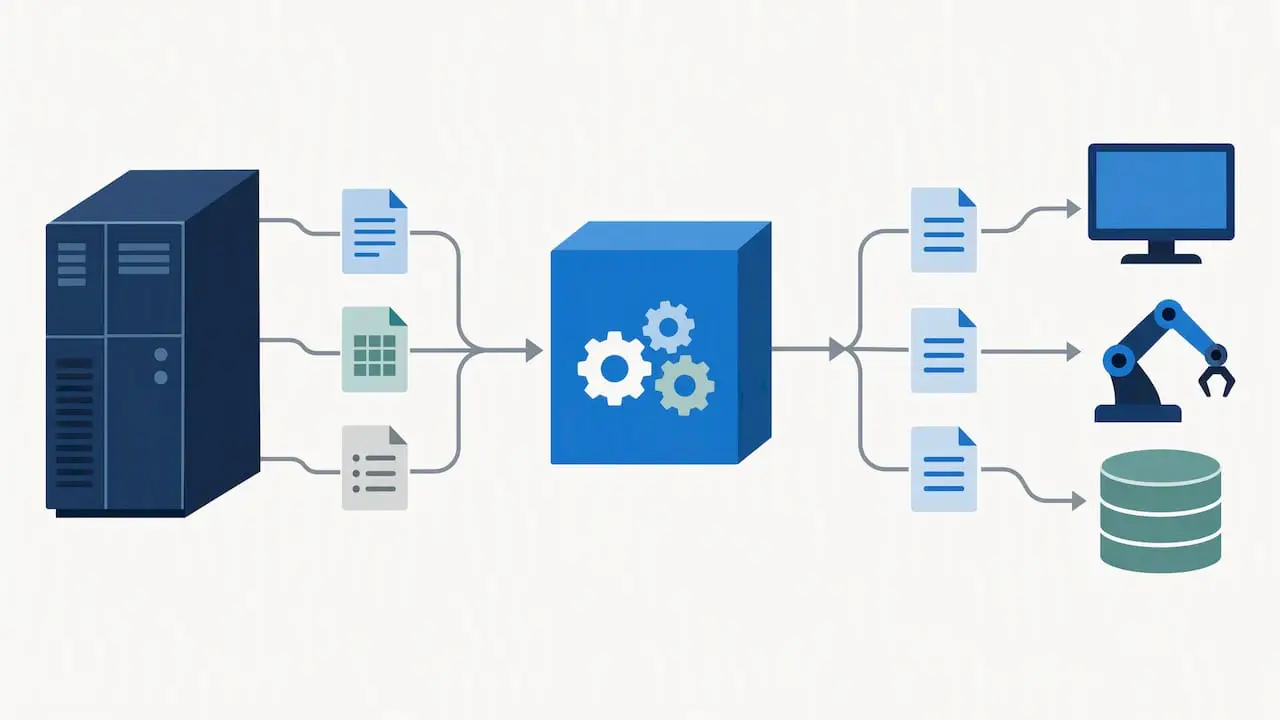 Middleware normalizes legacy data for automation
