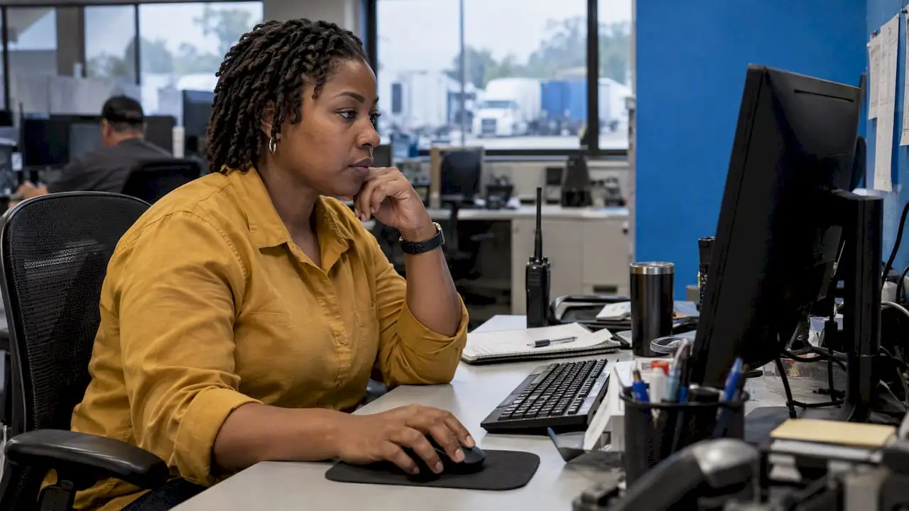 Dispatcher reviewing a proposed AI load assignment